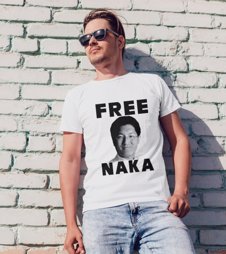 FREE NAKA Black White Pixelated T-Shirt