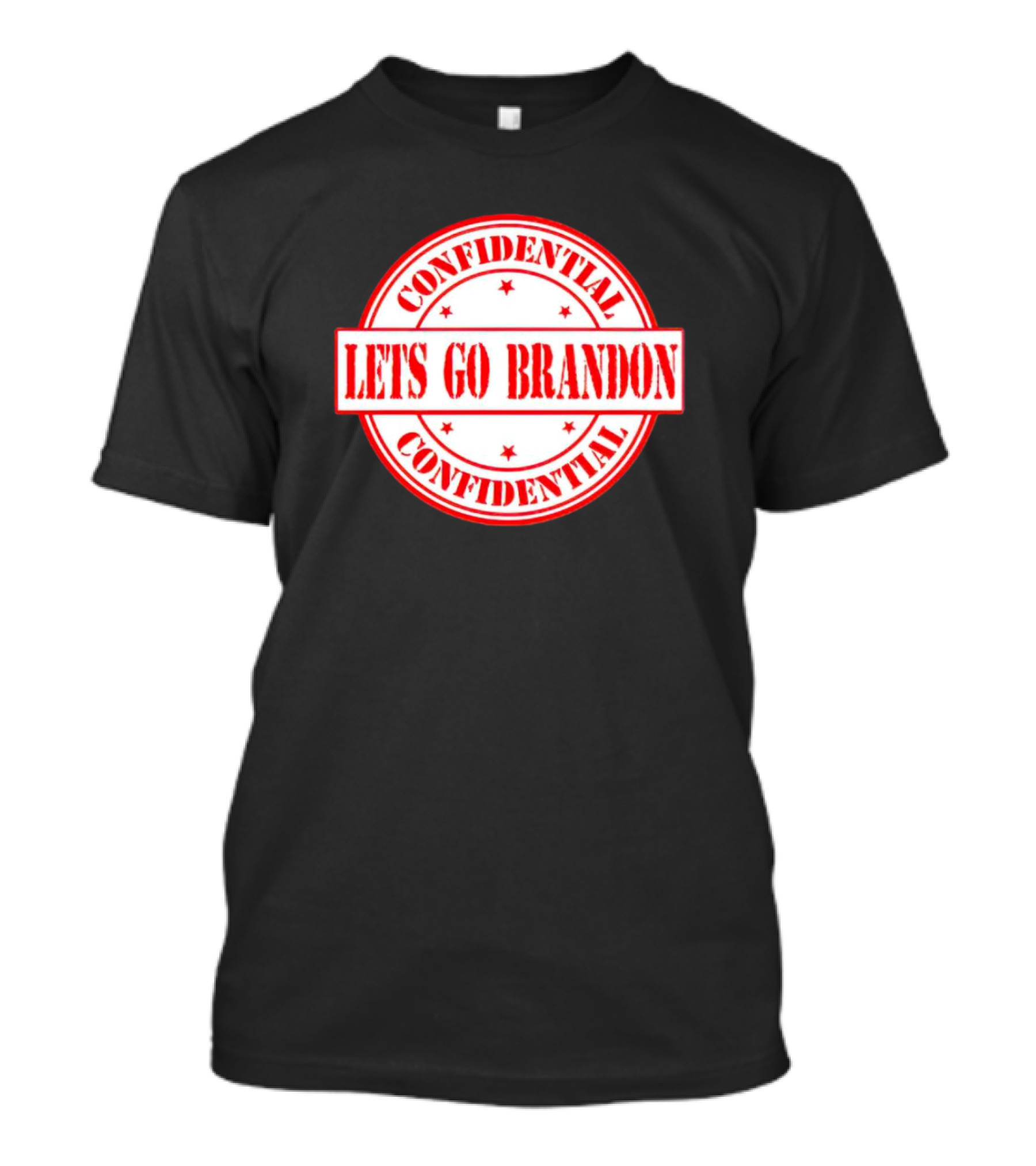Let's Go Brandon Confidential Stamp T-Shirt