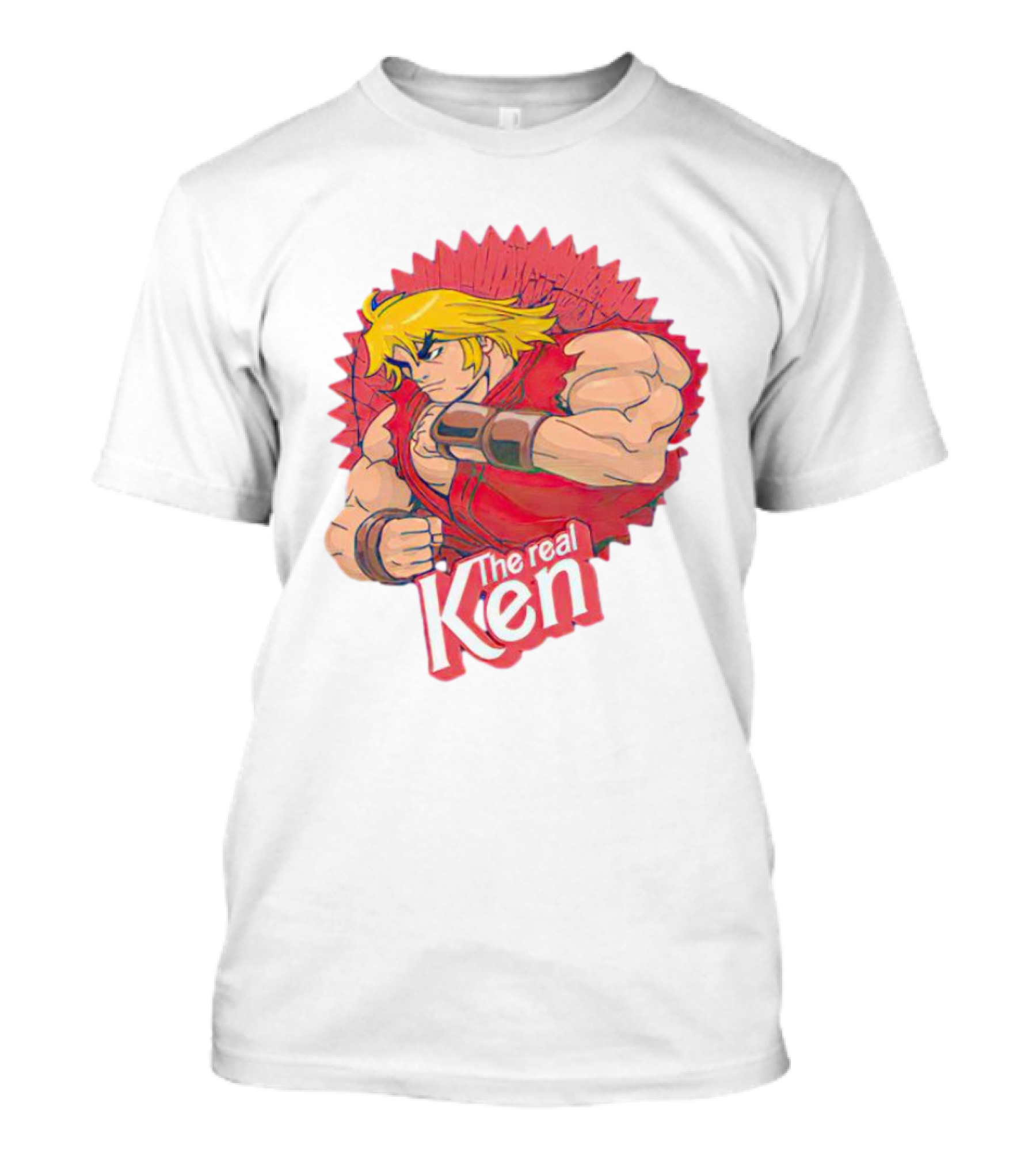 The Real Ken Street Fighter Iconic Character Bold Pose T-Shirt