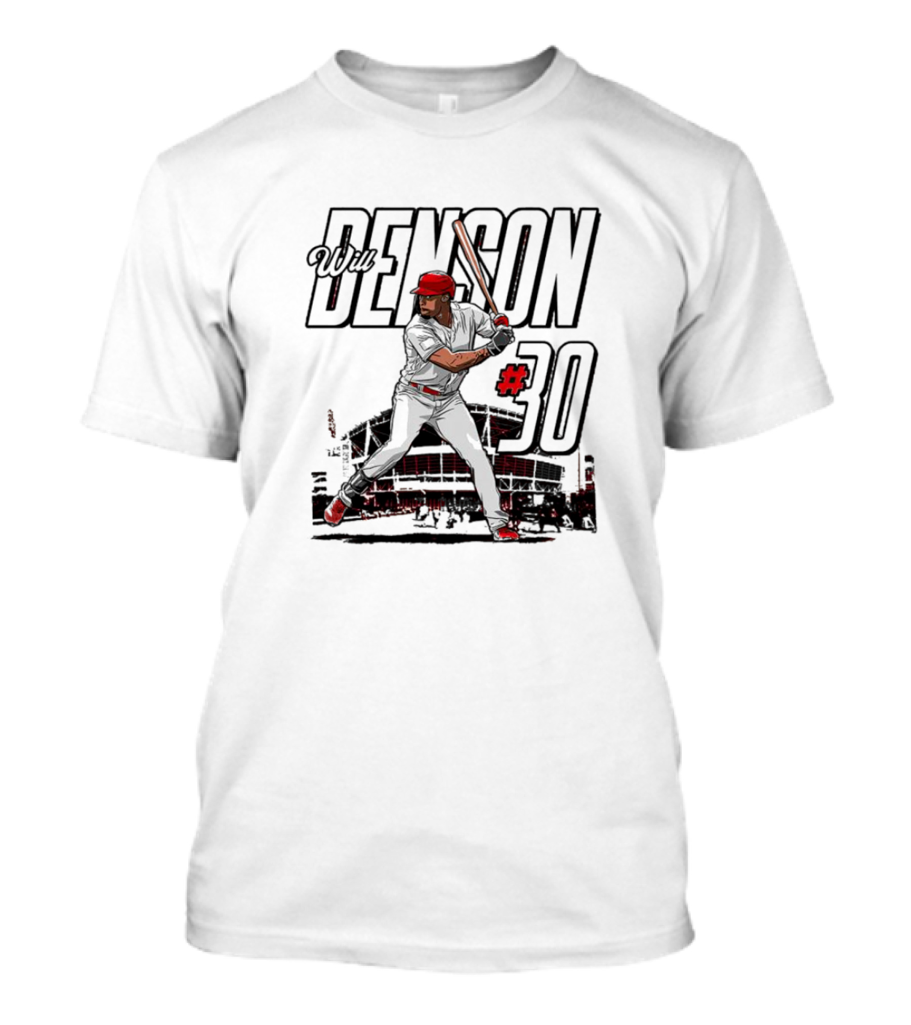 Will Benson #30 Stadium Baseball Player T-Shirt