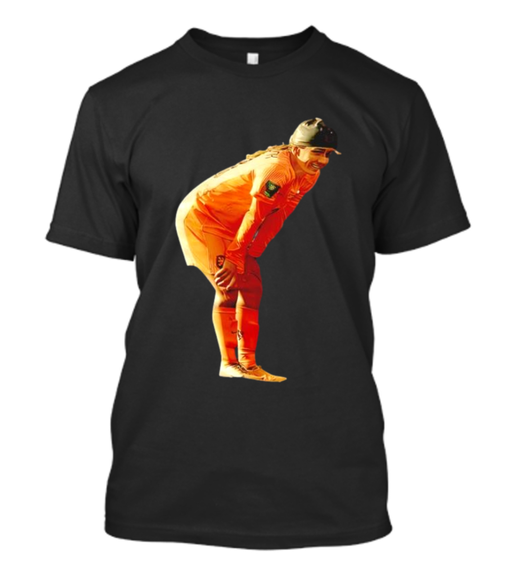 Spare One For Danielle Van De Donk Soccer Player Orange T-Shirt