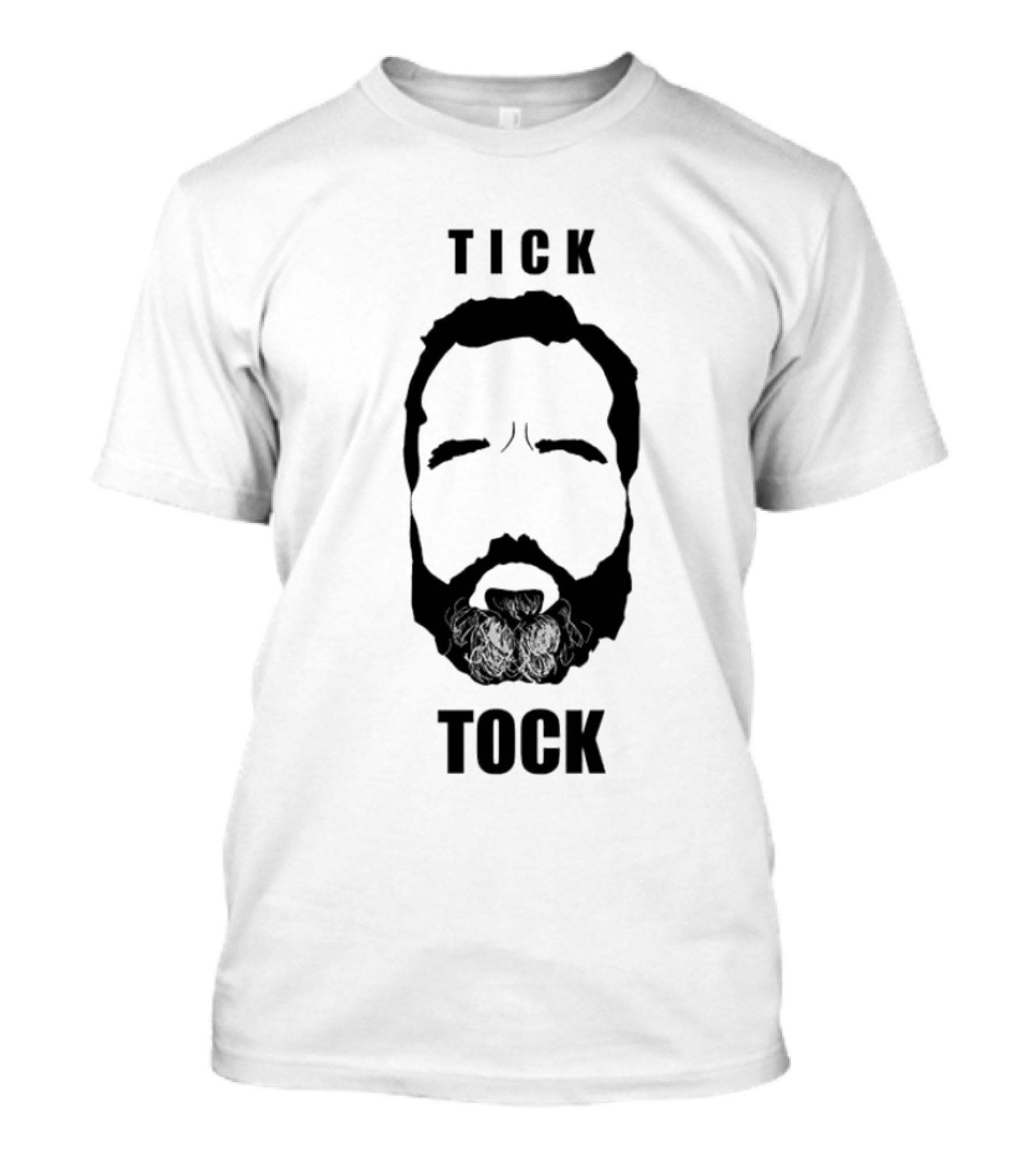 Tick Tock Jack Smith Beard Face T-Shirt