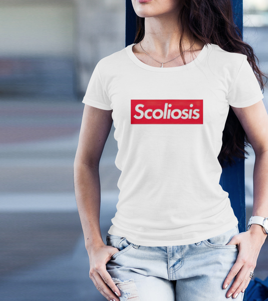 Scoliosis Red Box T-Shirt