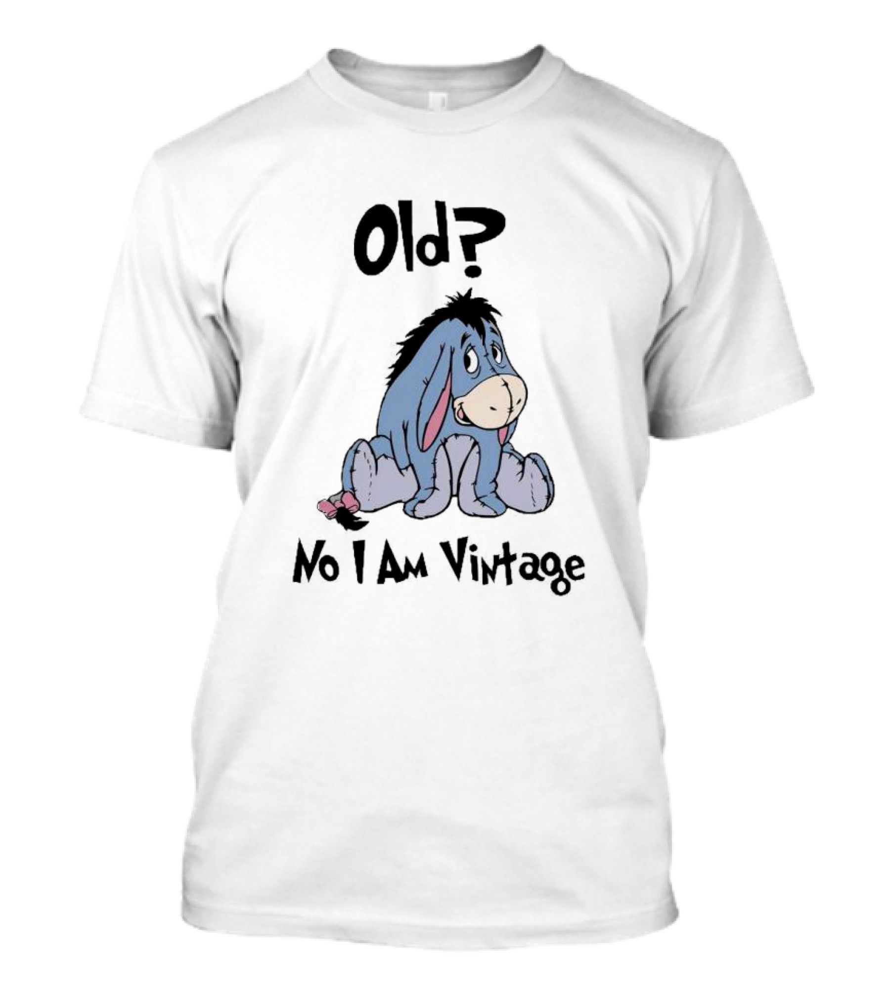 Eeyore Old No I Am Vintage Retro Style Disney Character T-Shirt