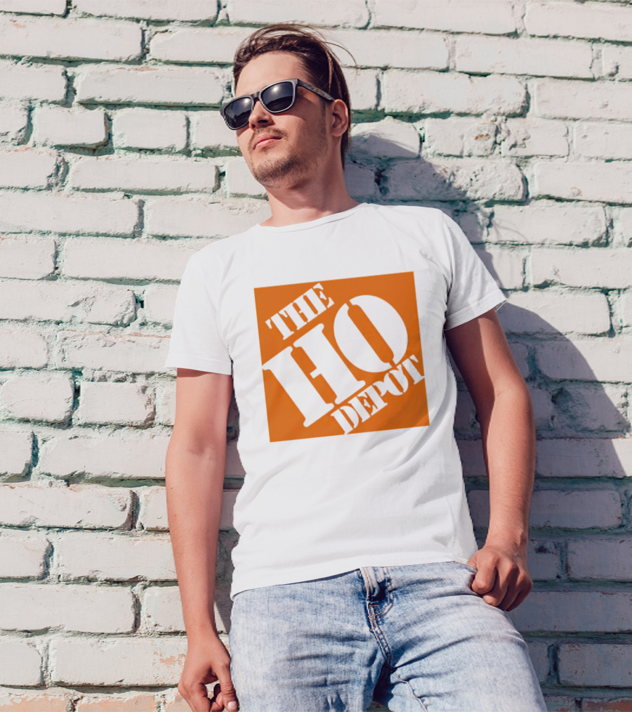 The Ho Depot Orange Square T-Shirt