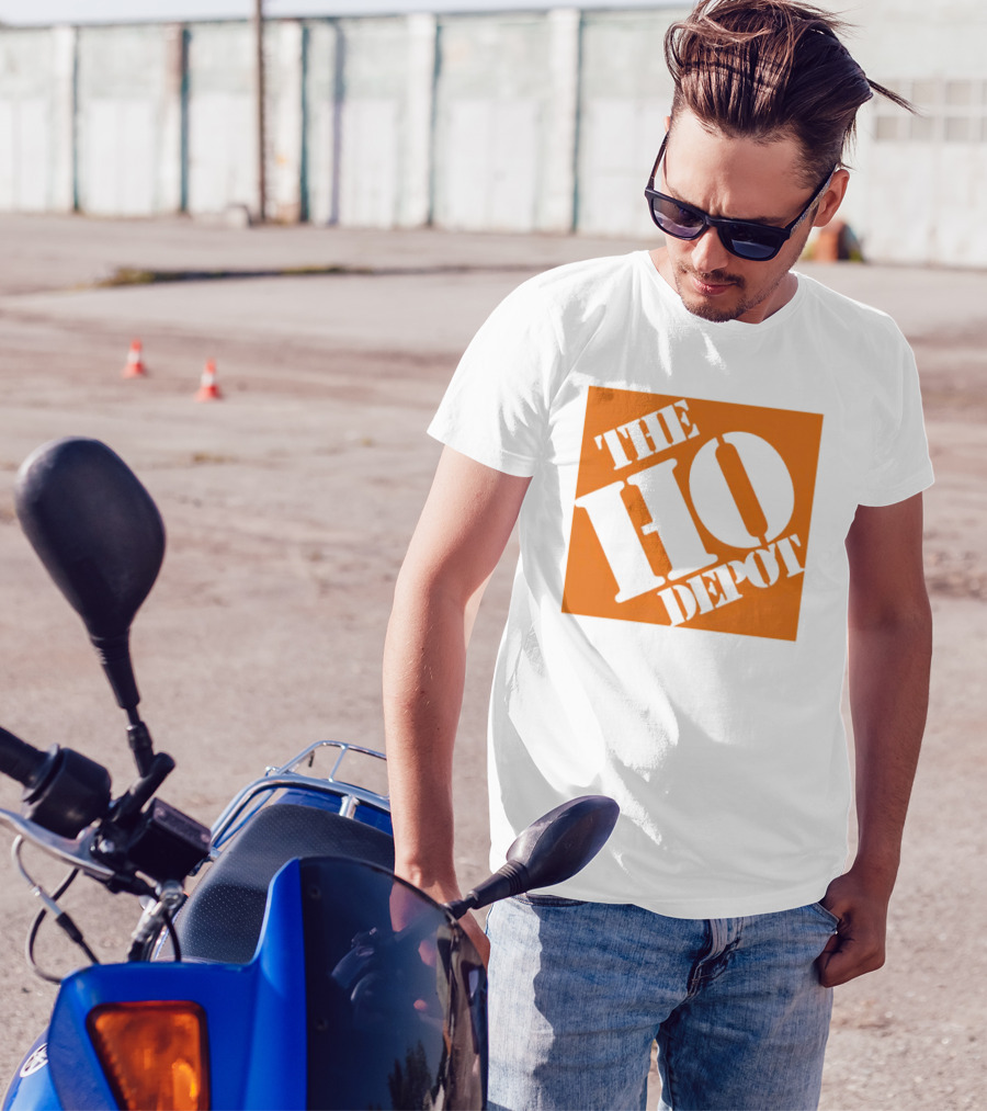 The Ho Depot Orange Square T-Shirt