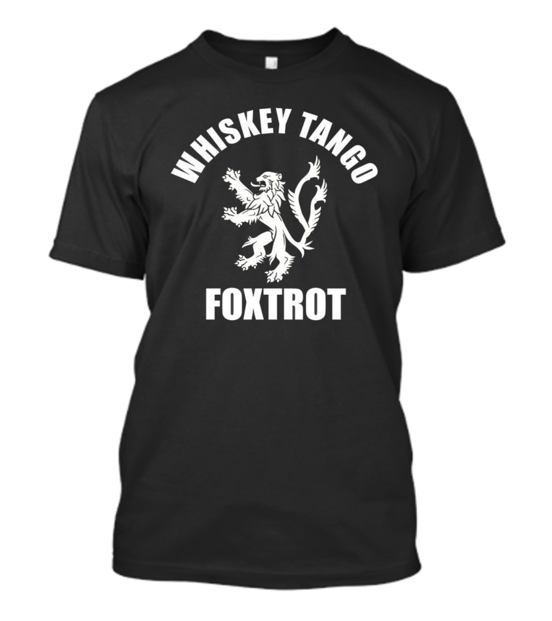 WHISKEY TANGO FOXTROT Lion Emblem T-Shirt