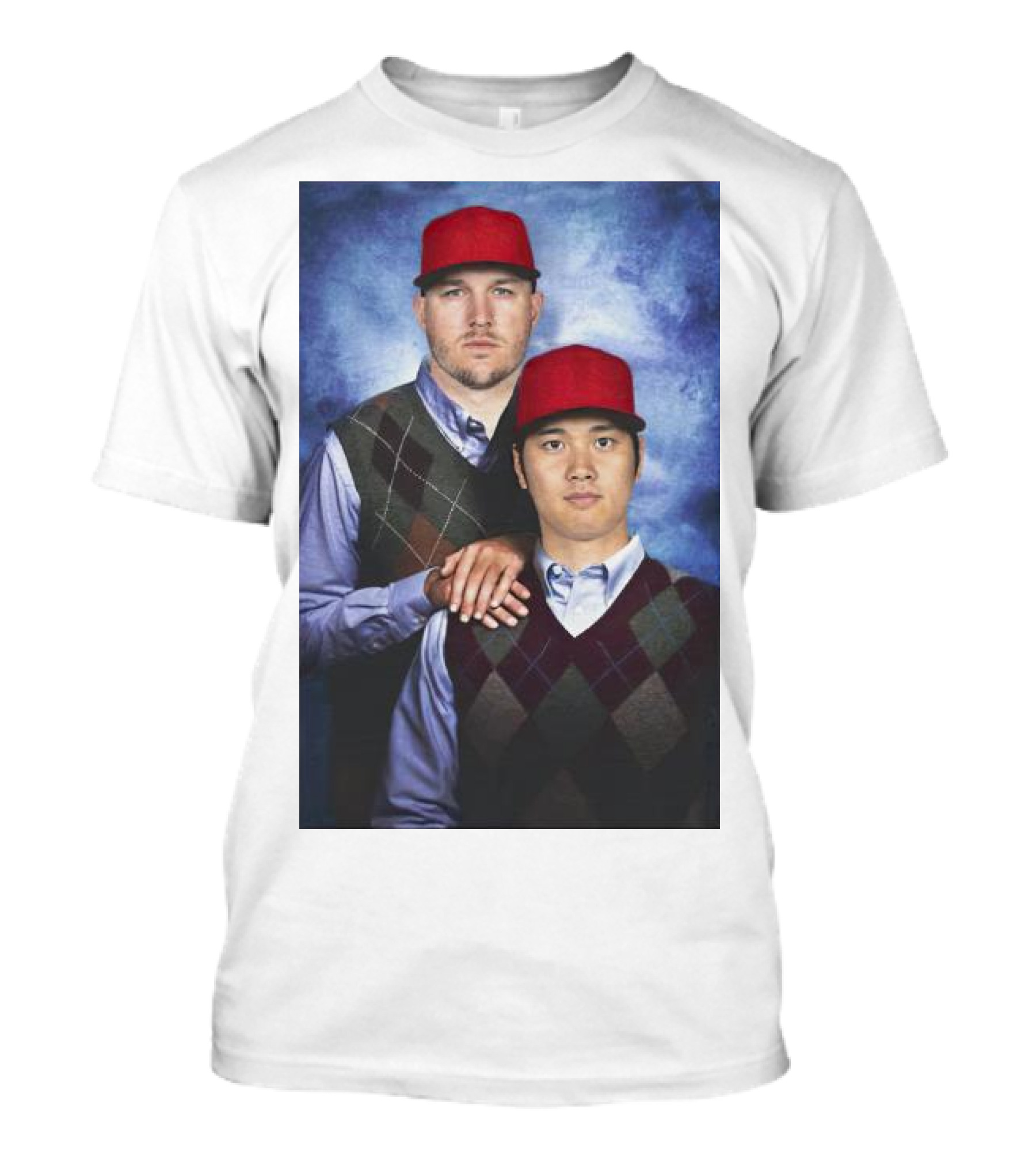 Los Angeles Angels Shohei Ohtani And Mike Trout Baseball Step Brothers Movie T-Shirt