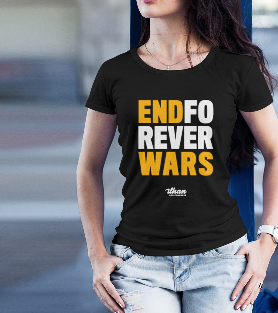 Ilhan For Congress End Forever Wars T-Shirt