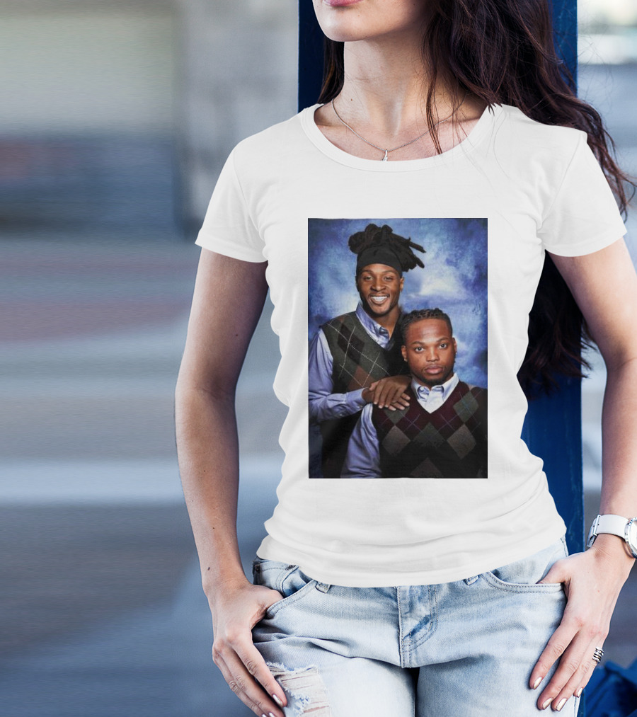 Tennessee Titans Derrick Henry DeAndre Hopkins Step Brothers Photo T-Shirt