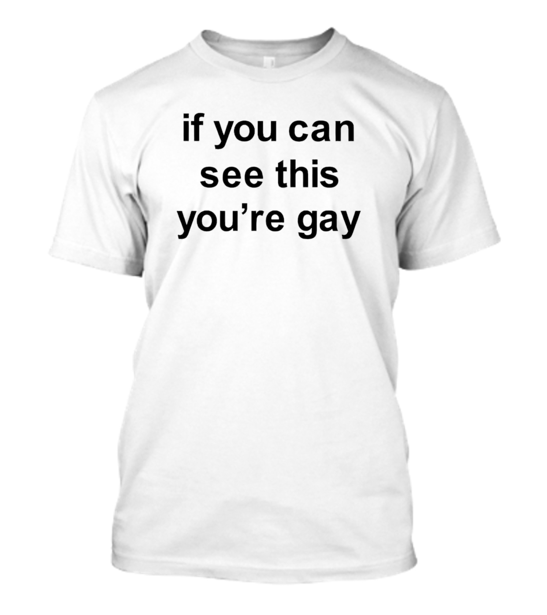 If You Can See This You’re Gay T-Shirt