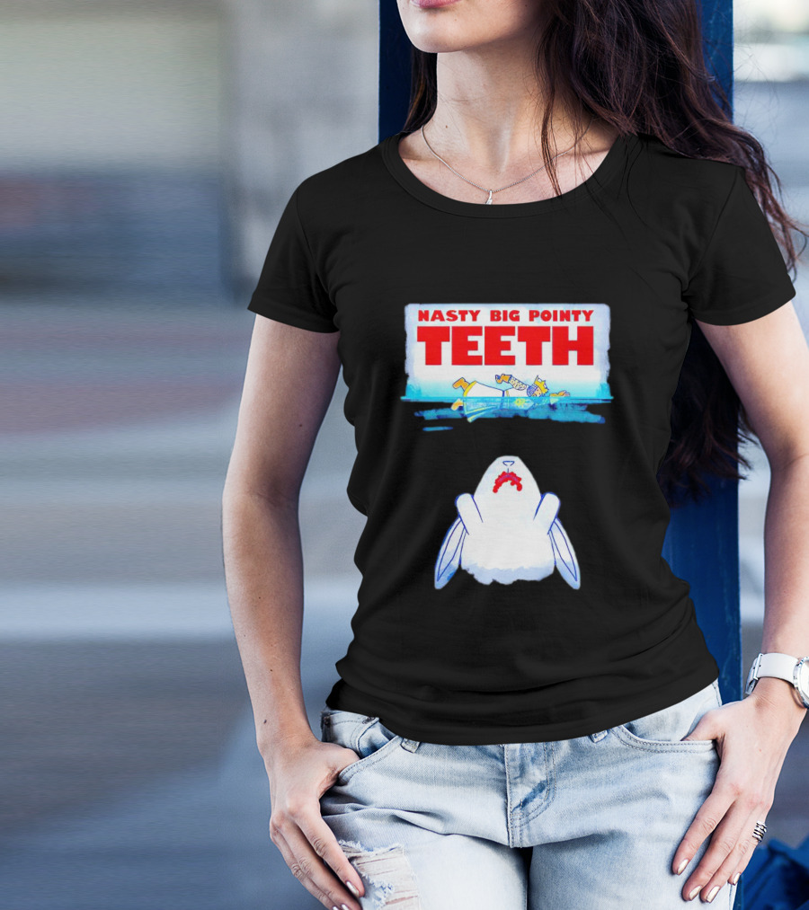 NASTY BIG POINTY TEETH Rabbit Parody With Knight T-Shirt