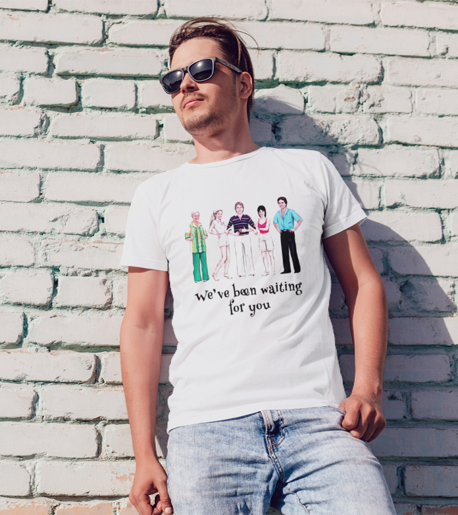 We’ve Been Waiting For You With Iconic 70s TV Show Characters T-Shirt