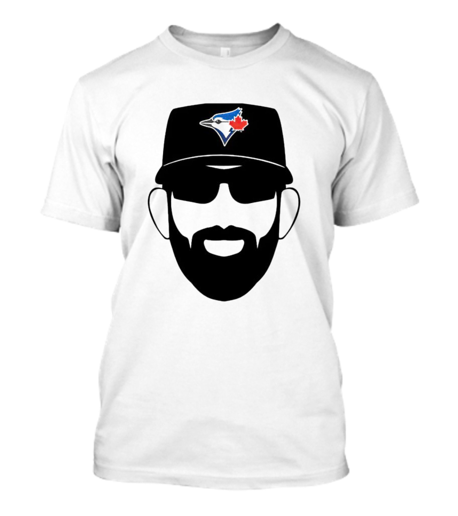 Toronto Blue Jays Jose Bautista Honda Level Of Excellent Blue Jay Logo Hat And Beard T-Shirt