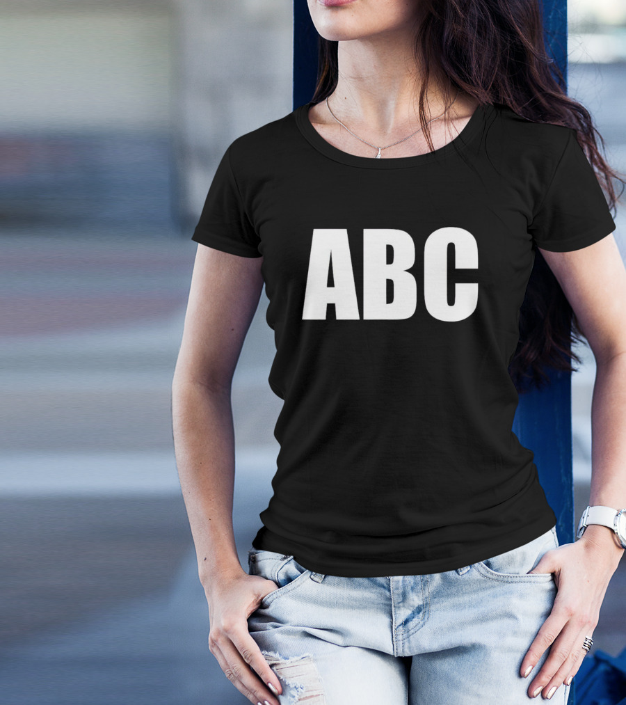 Chris Bey Wrestling ABC Bold Letters T-Shirt