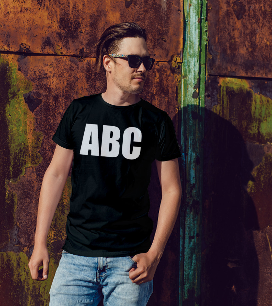 Chris Bey Wrestling ABC Bold Letters T-Shirt