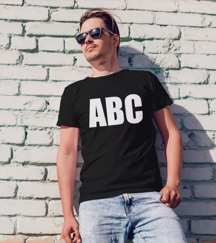 Chris Bey Wrestling ABC Bold Letters T-Shirt