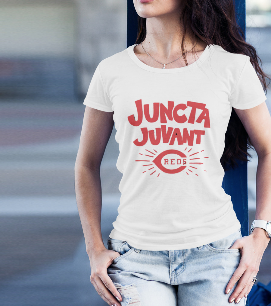 Cincinnati Reds Juncta Juvant Reds T-Shirt