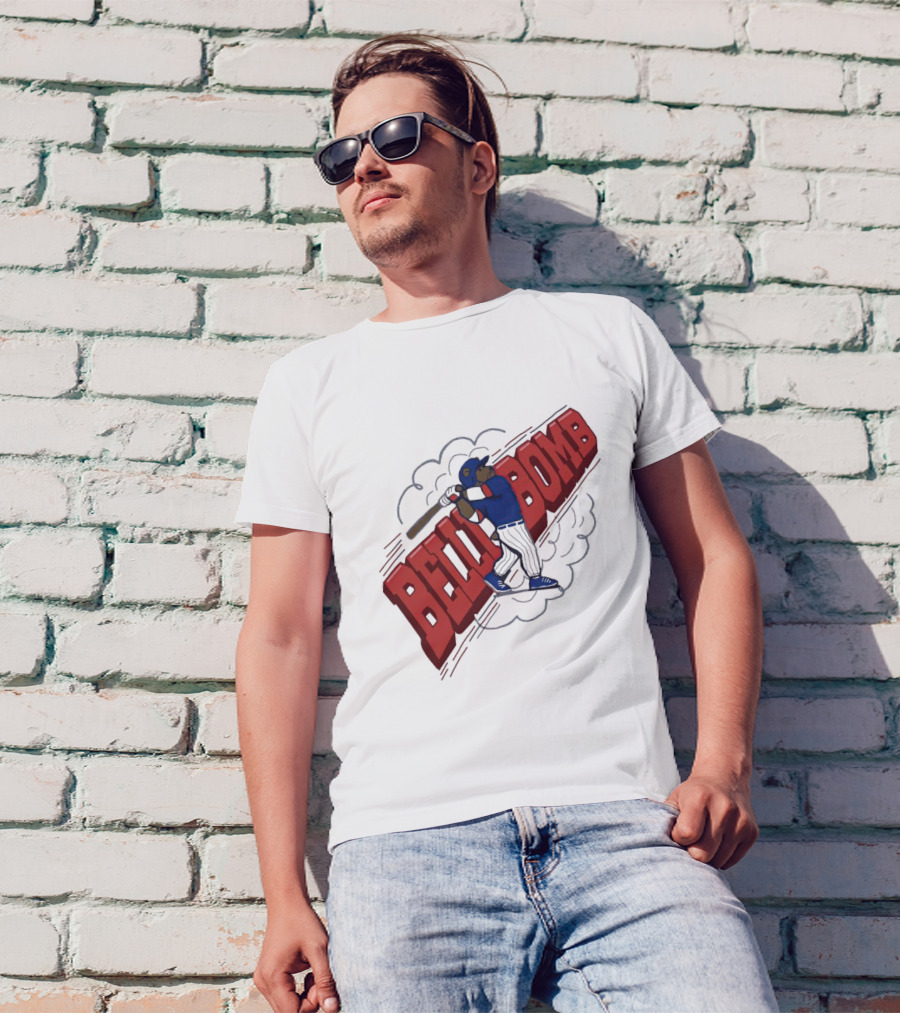 Cody Bellinger Belli Bomb Baseball Hit Iconic Swing T-Shirt