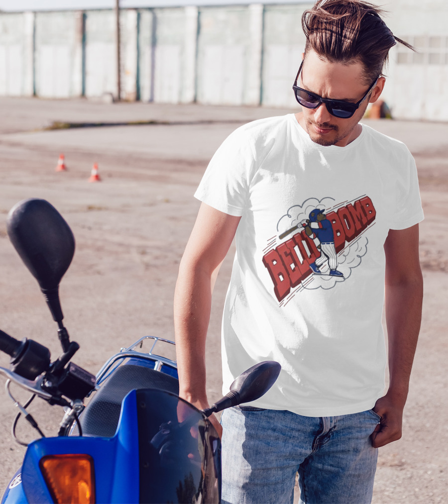 Cody Bellinger Belli Bomb Baseball Hit Iconic Swing T-Shirt