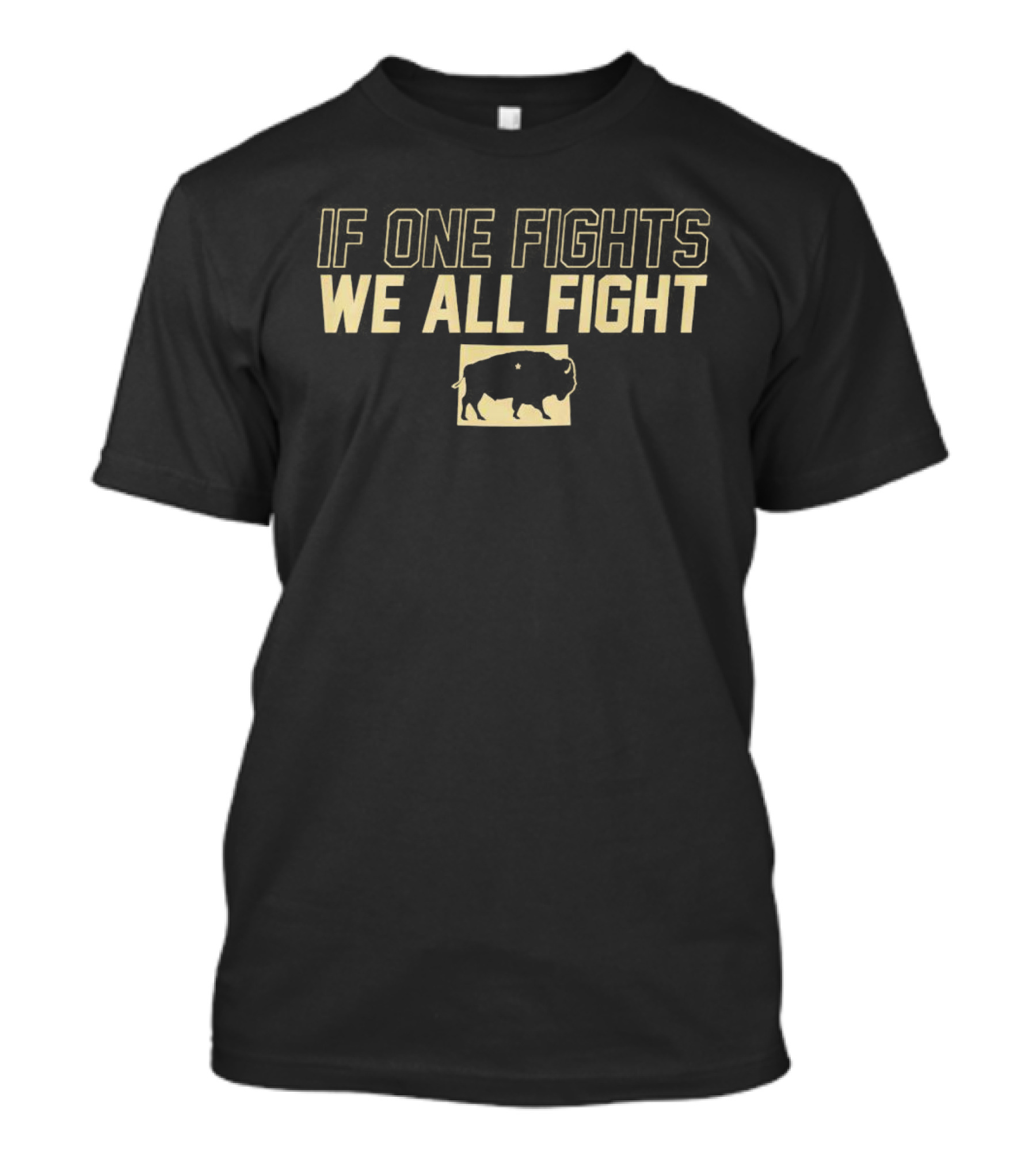 Colorado Buffaloes If One Fights We All Fight Buffalo T-Shirt