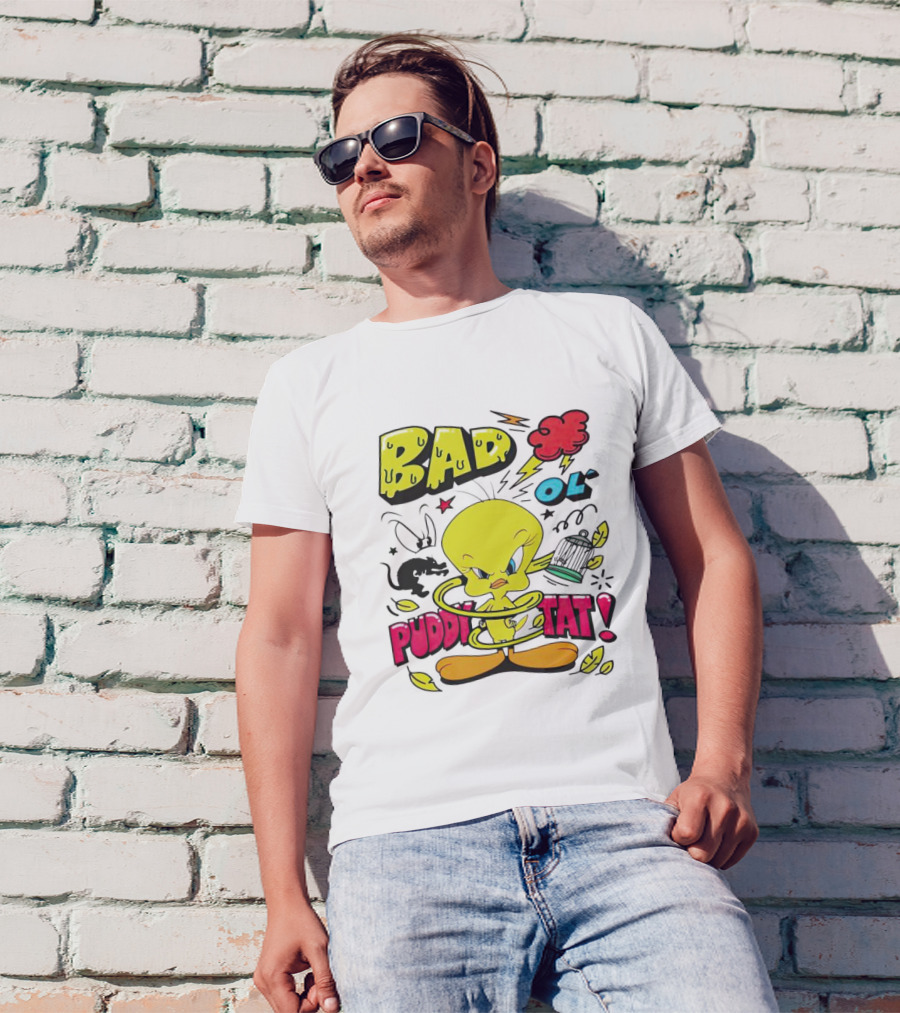 Tweety Bad Ol Puddy Tat T-Shirt