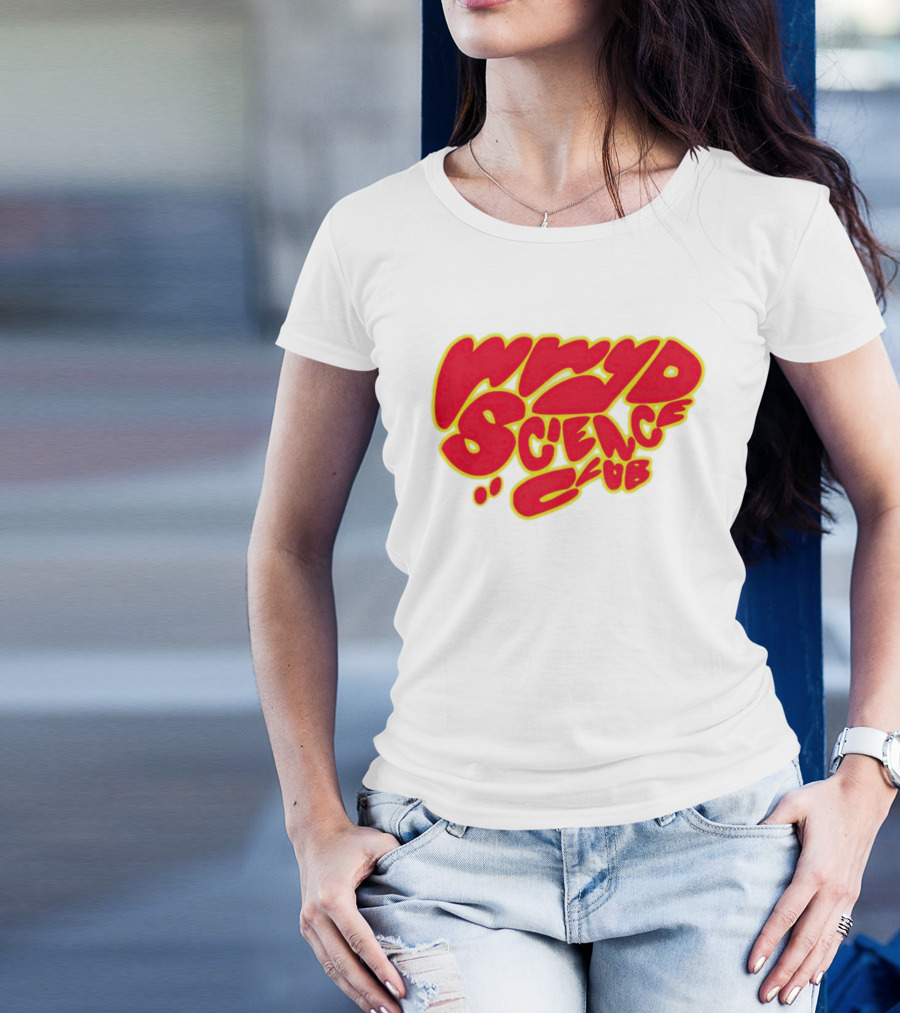 WWYD Science Club Retro Font T-Shirt