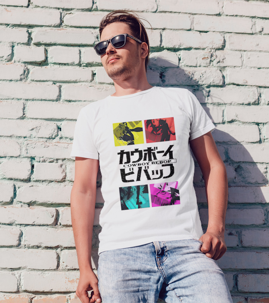 Augmented Reality Cowboy Bebop Iconic Anime Montage T-Shirt