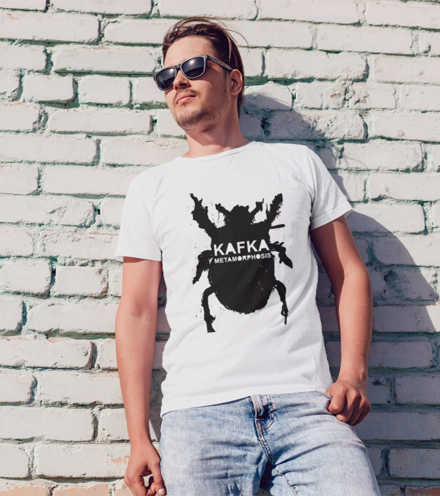 Kafka Metamorphosis Dark Insect T-Shirt