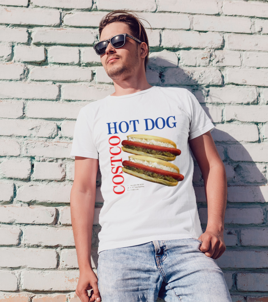 Hot Dog Costco Double Delight The Best Hot Dog T-Shirt