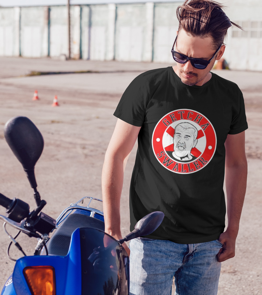 Getcha Swaller Red Circle Character T-Shirt