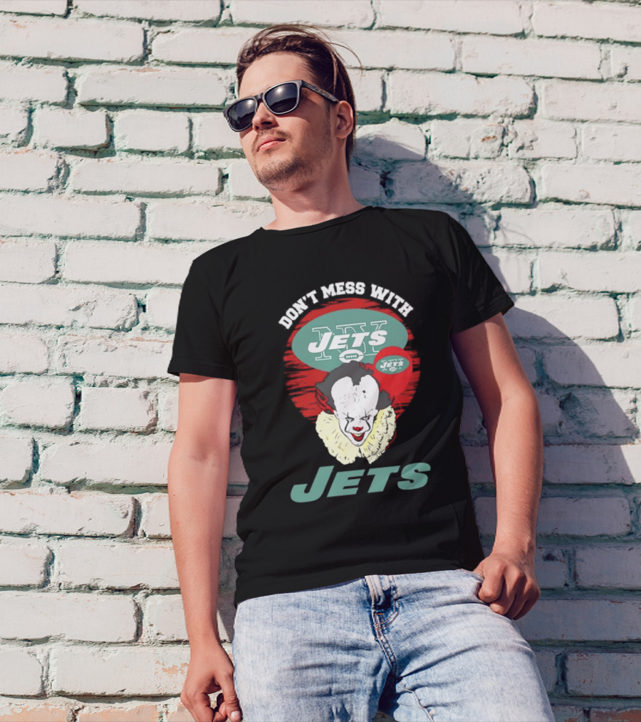 Don't Mess With Jets Pennywise Crossover T-Shirt