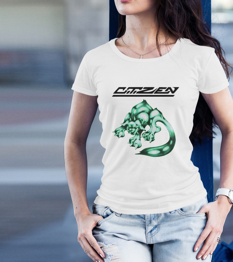 CITIZEN Green Creature Fantasy Vintage Gaming Aesthetic T-Shirt