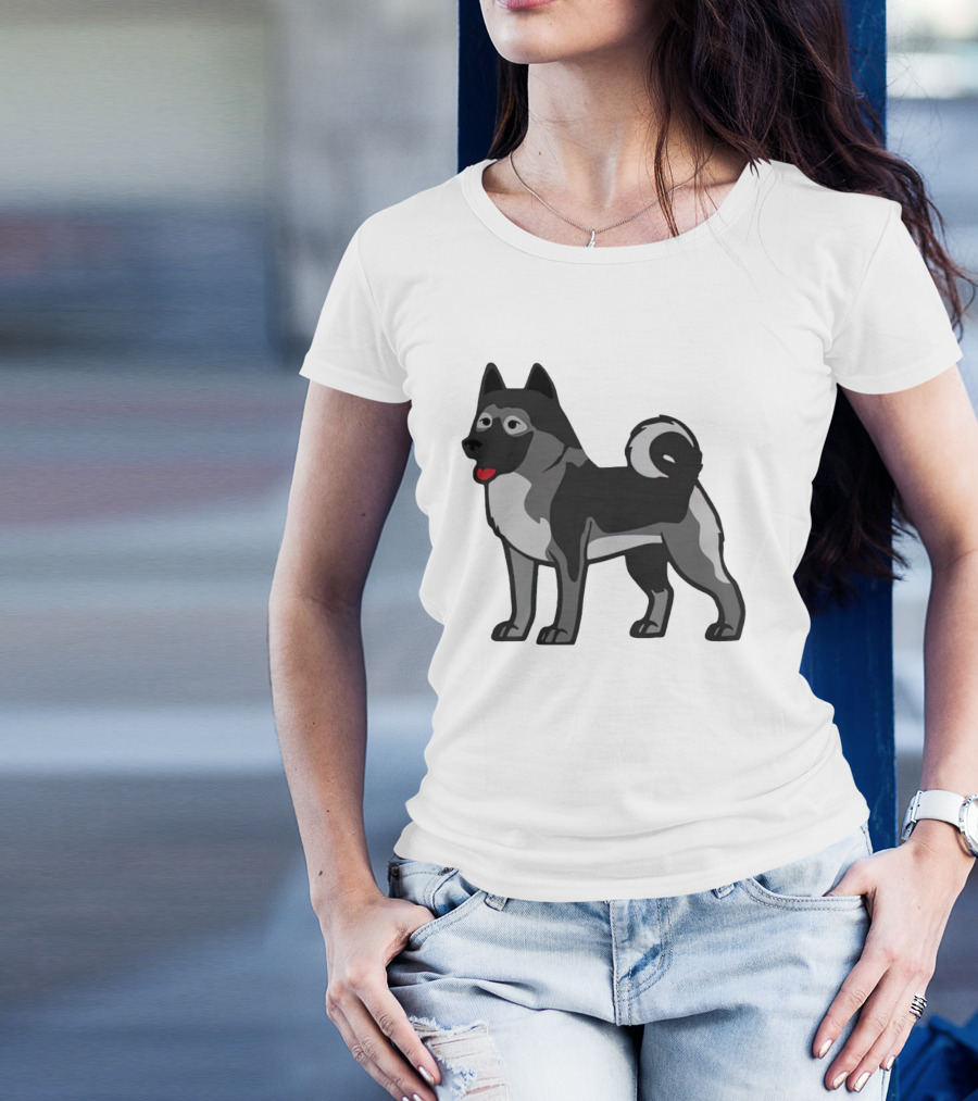General Freya Organa The Norwegian Elkhound Puppy Dog T-Shirt