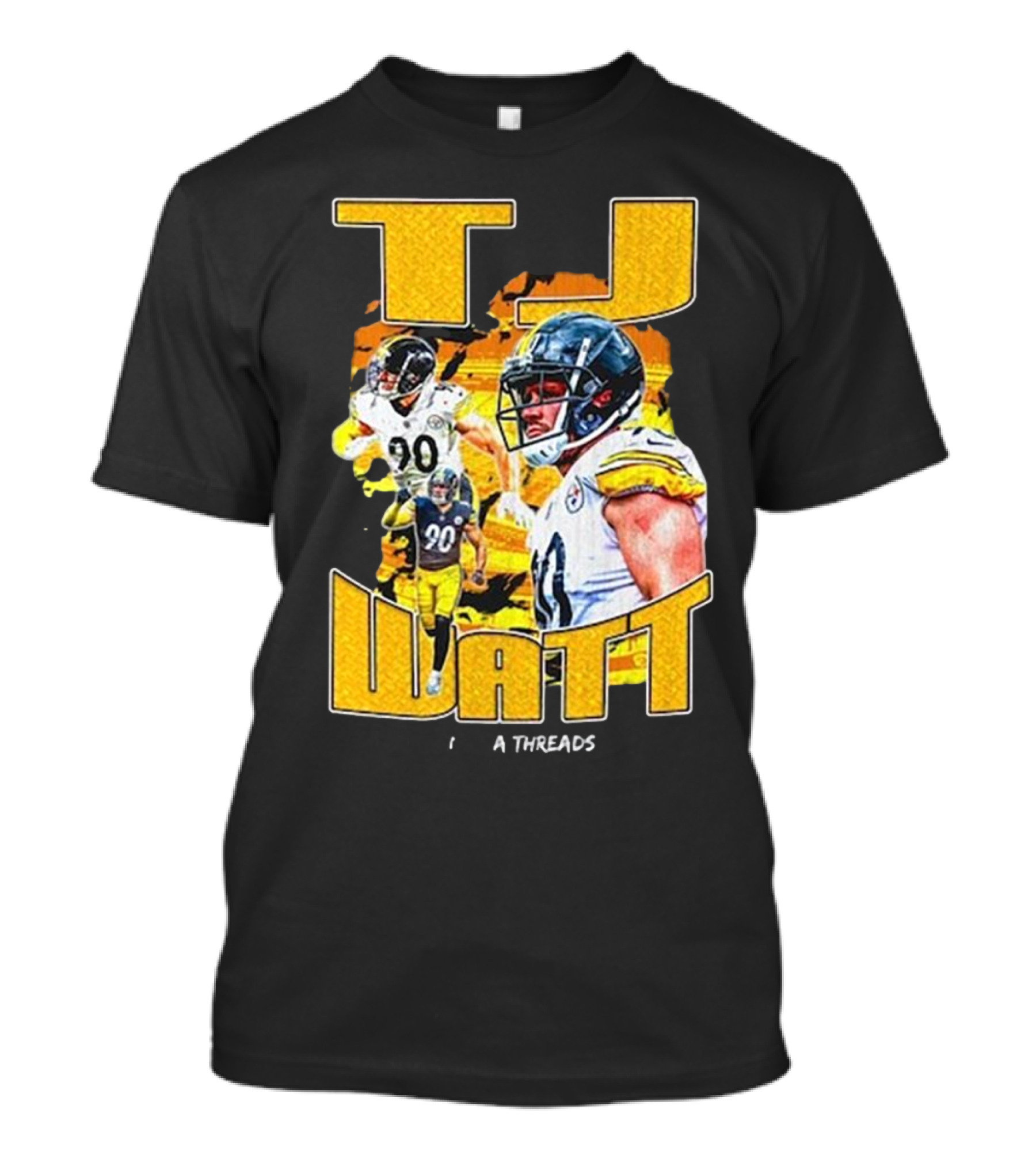 TJ Watt Vintage Bootleg Threads T-Shirt