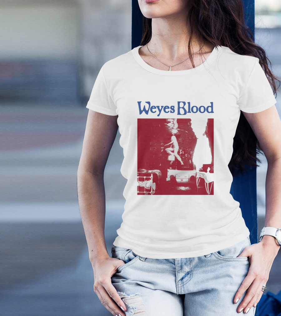 Weyes Blood Titanic Rising Red Silhouette Album T-Shirt