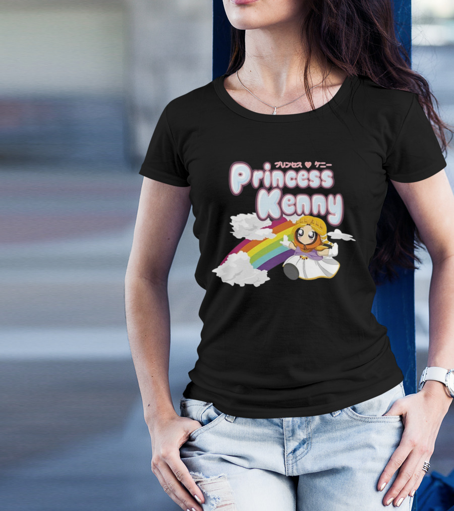 Princess Kenny Anime Rainbow Clouds South Park T-Shirt