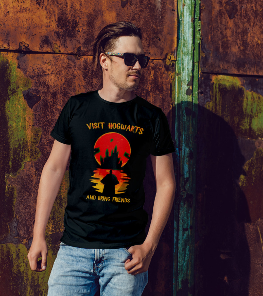 Visit Hogwarts And Bring Friends With Spooky Halloween Shadows T-Shirt