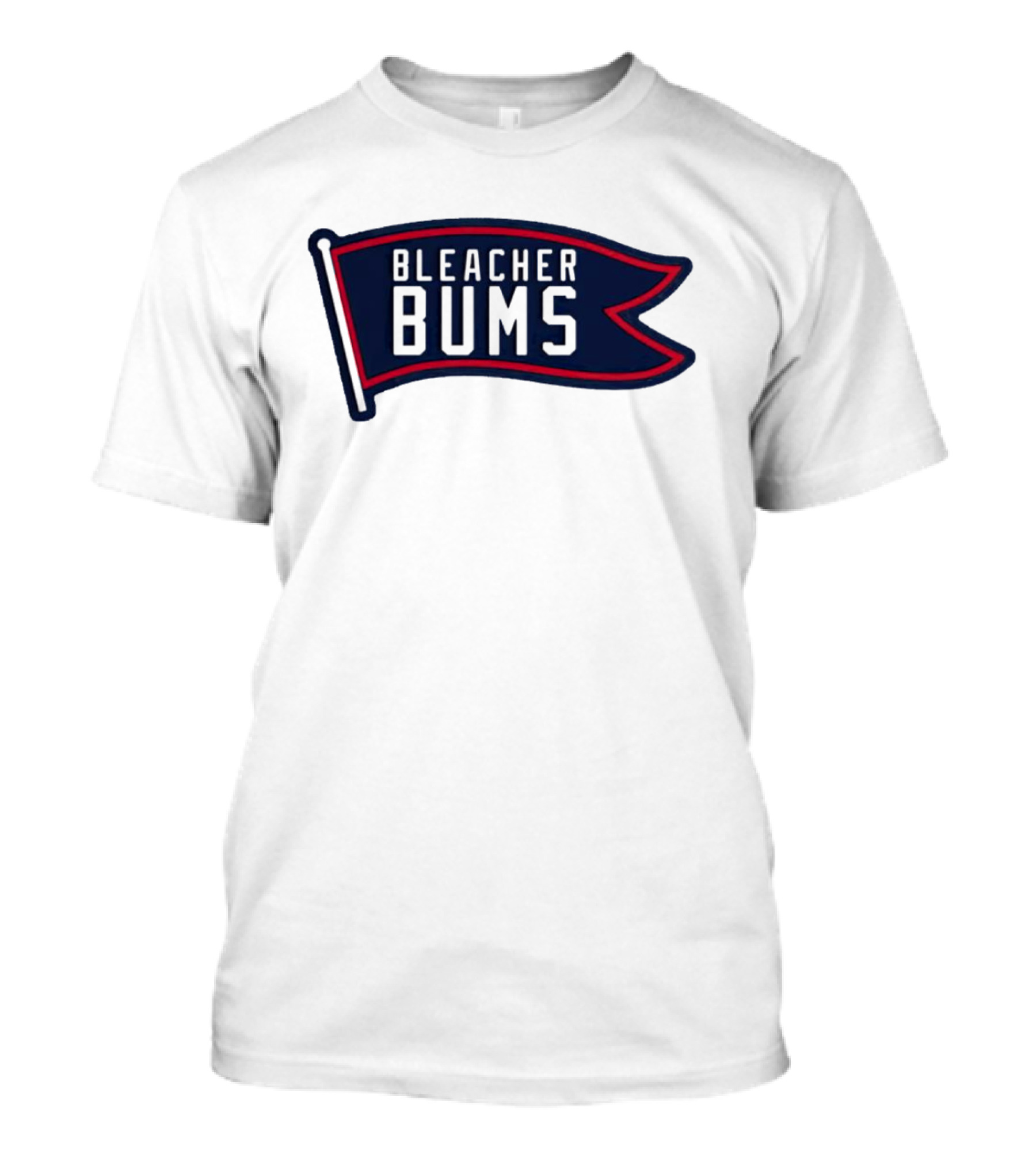 Bleacher Bums Flag Banner Retro Sports T-Shirt
