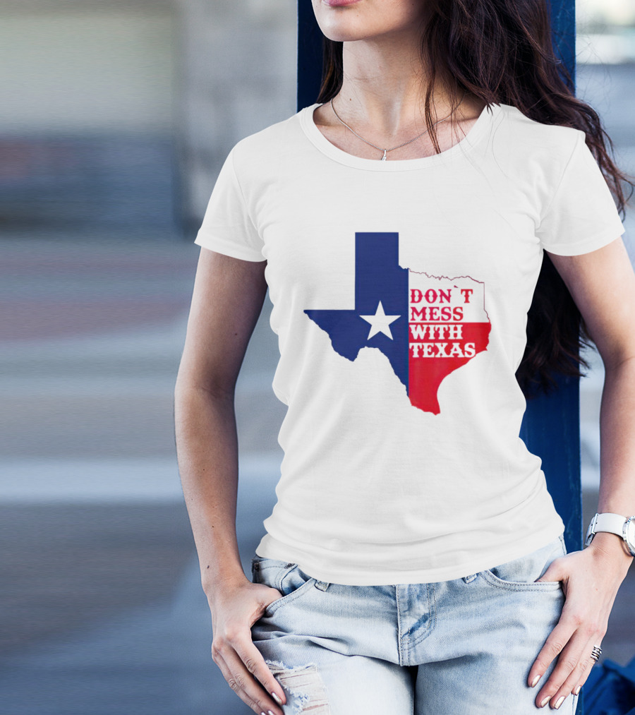 Don’t Mess With Texas Star Map T-Shirt
