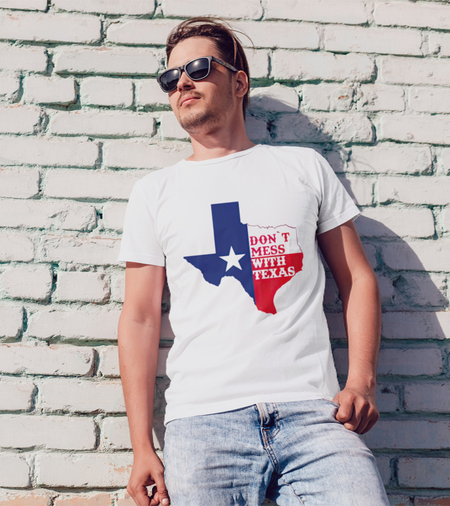 Don’t Mess With Texas Star Map T-Shirt