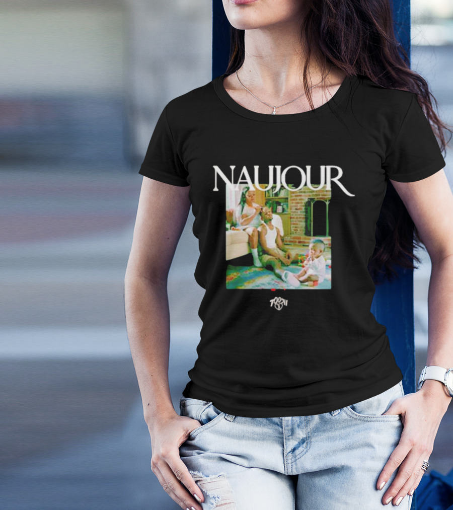 Naujour Dreams Are Born Belief Is Built Family Sitting Together T-Shirt