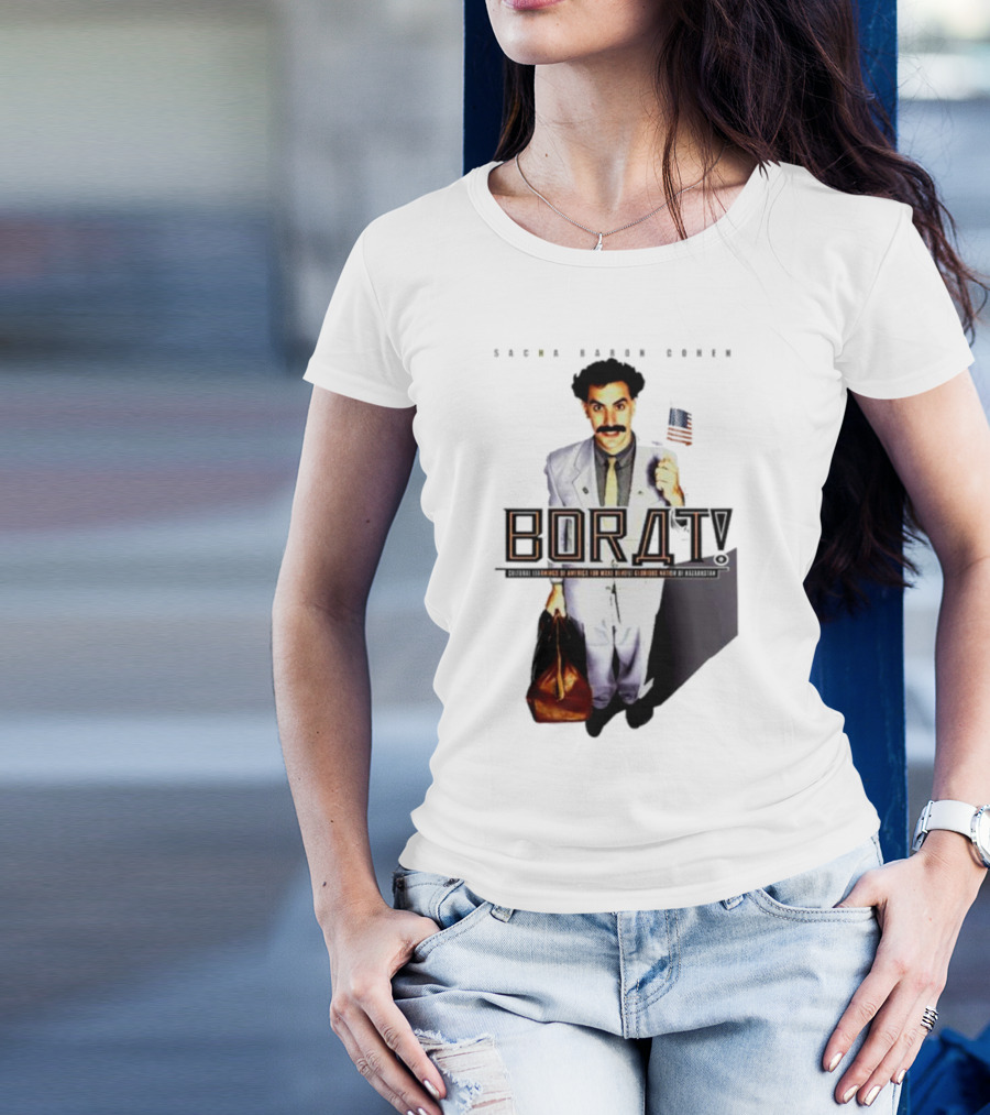 Sacha Baron Cohen Borat Cultural Learnings Of America Kazakhstan Iconic Image T-Shirt