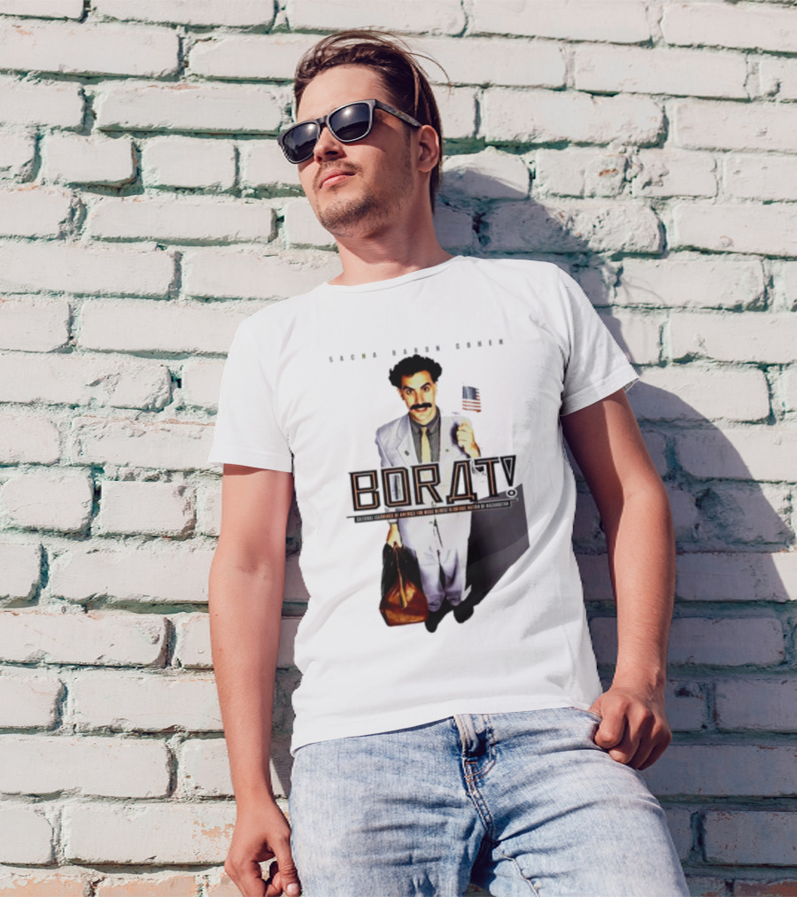 Sacha Baron Cohen Borat Cultural Learnings Of America Kazakhstan Iconic Image T-Shirt