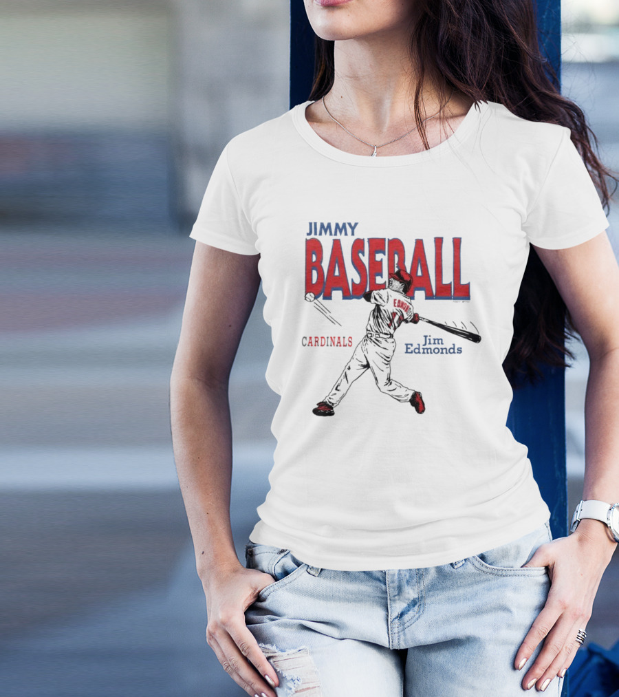 Cardinals Jim Edmonds Jimmy Baseball Swing T-Shirt