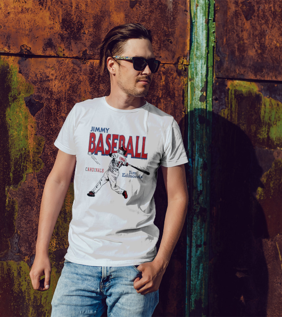 Cardinals Jim Edmonds Jimmy Baseball Swing T-Shirt