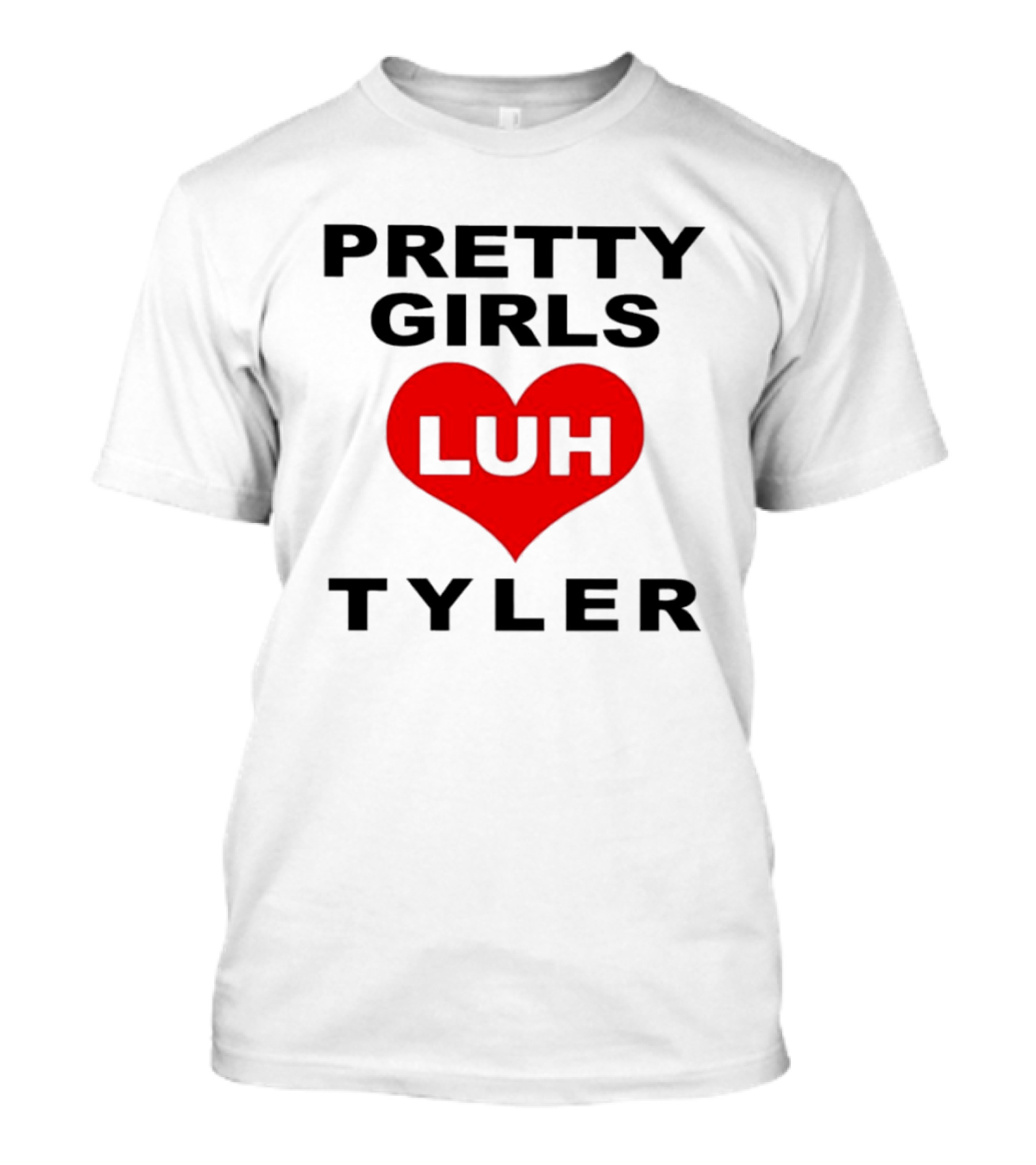 Pretty Girls Luh Tyler Red Heart T-Shirt