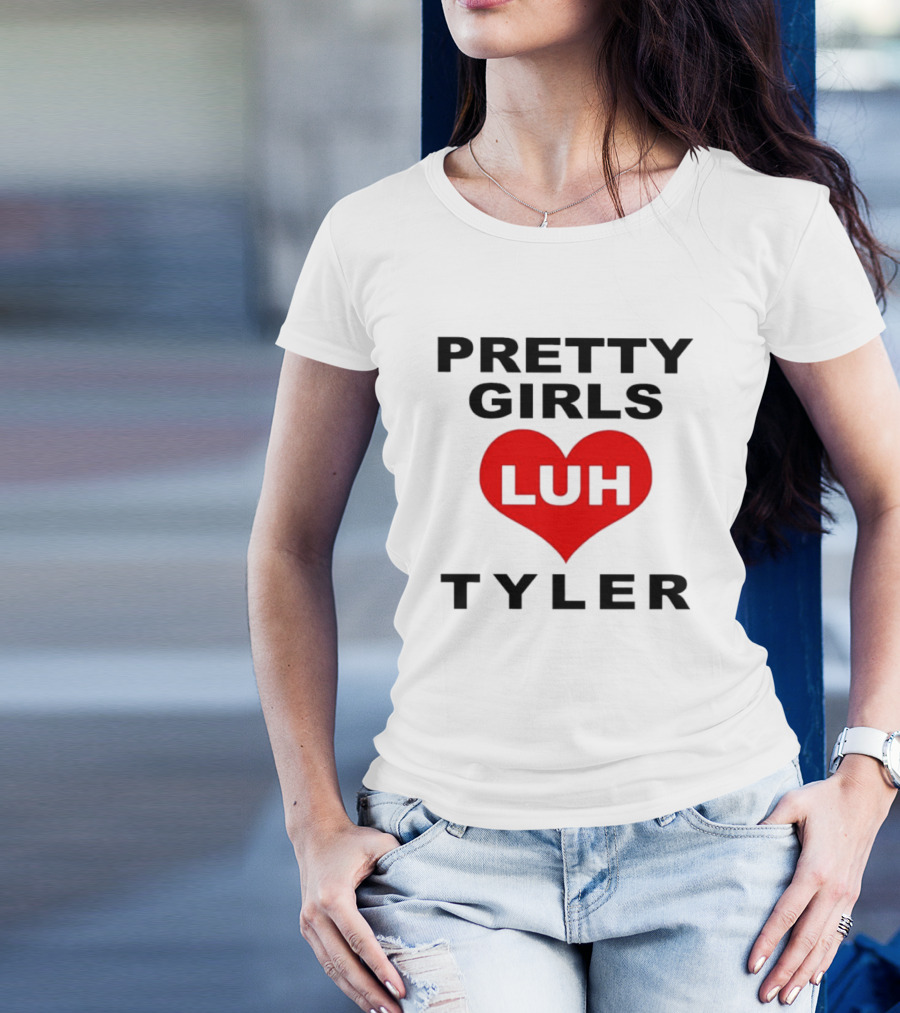 Pretty Girls Luh Tyler Red Heart T-Shirt