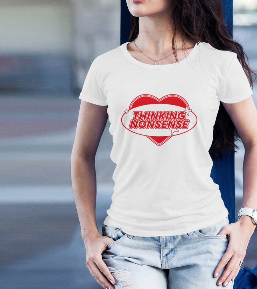 Sabrina Carpenter Thinking Nonsense Heart Star T-Shirt