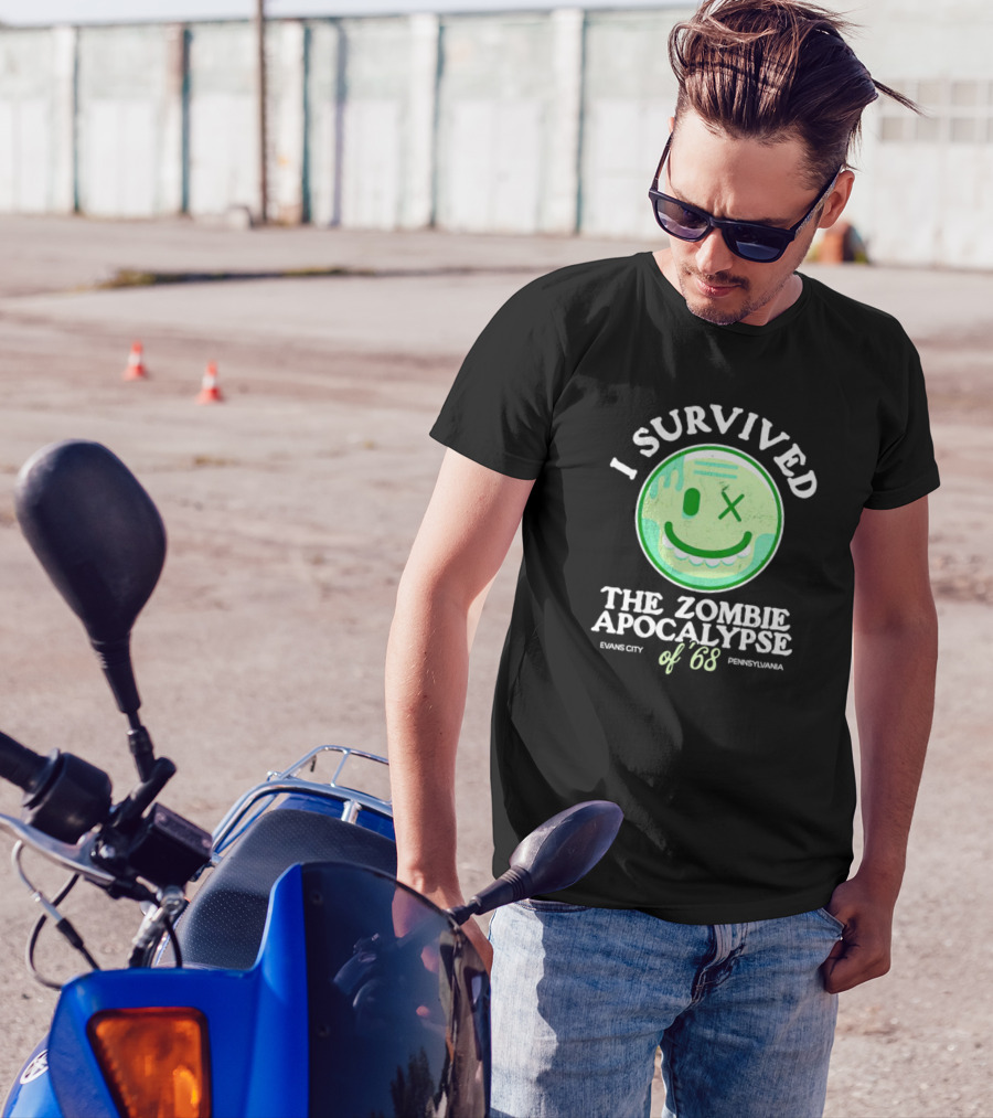 I Survived The Zombie Apocalypse Of '68 Evans City Pennsylvania T-Shirt